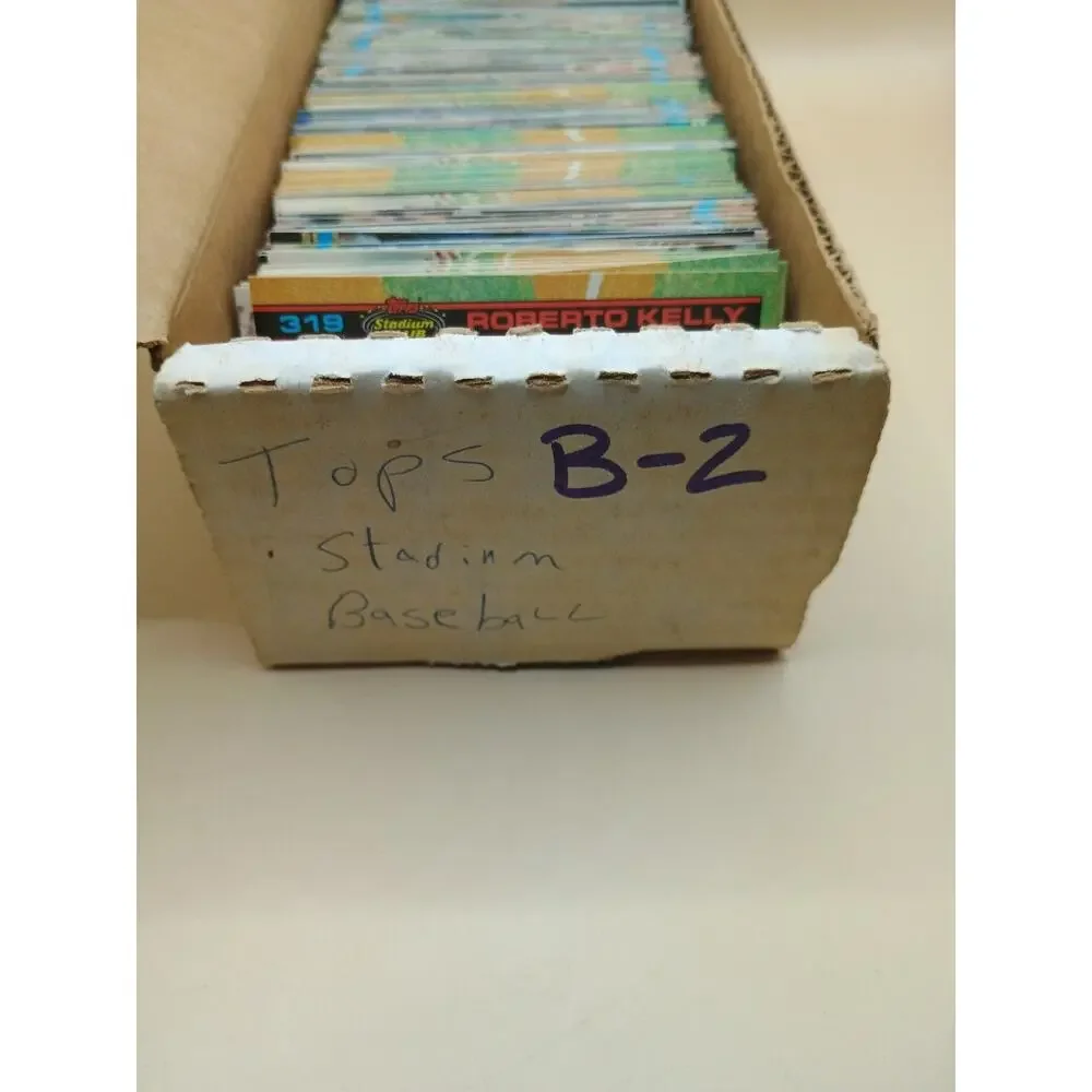 1990 Topps Stadium Baseball Lot - Unsorted - 1lb 8oz